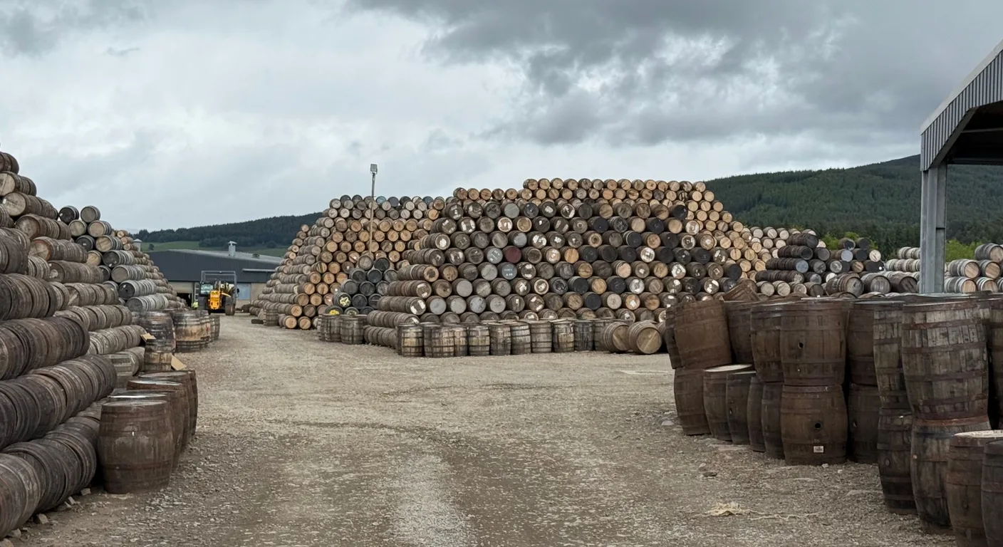 Inventory valuation for aging whiskey on the balance sheet